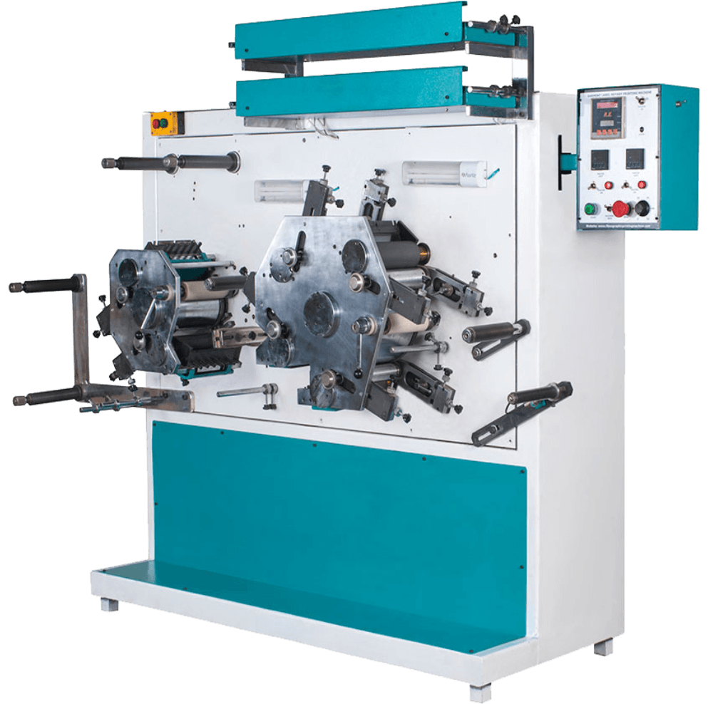 4+2 Color Rotary Garment Tape Label Printing Machine (Taffeta & Satin)