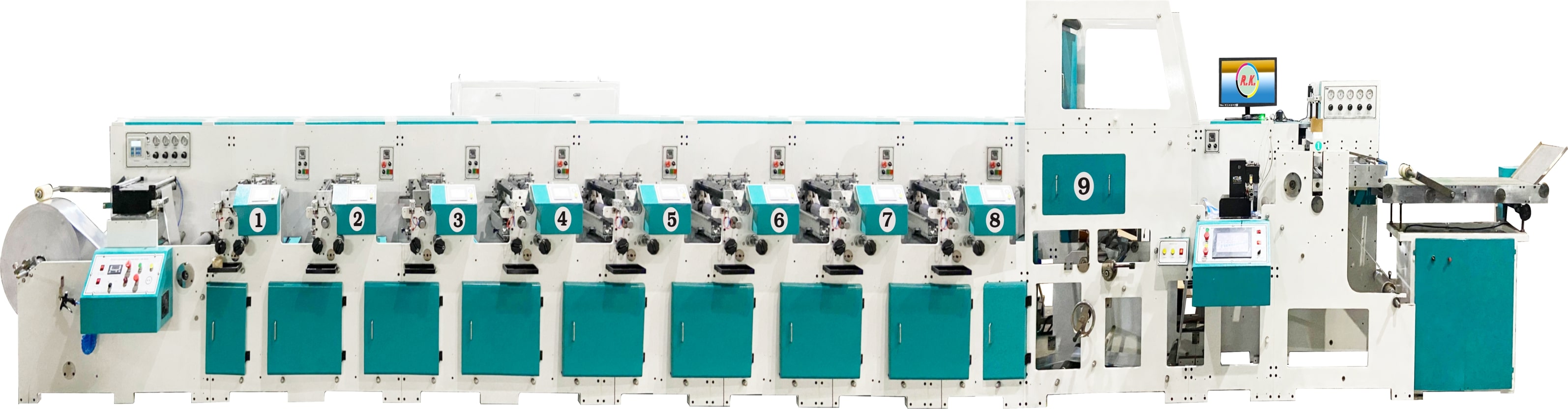 FMS-Nice-P-320-8 Colour With Hot Air Dryer (Specially For Ice-Cream Cone Sleeve)